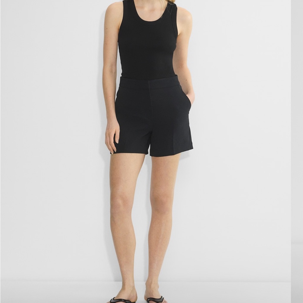 NWOT Aritzia High Waist Black Shorts - Picture 2 of 11